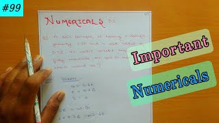 Geotech- Important Numericals on Void ratio, Water content, Saturated unit weight, Dry unit weight.