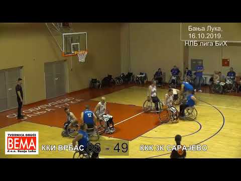 KKI VRBAS BANJA LUKA KKK 3K SARAJEVO, banja Luka, 16.10.2019.g. NLB LIGA
