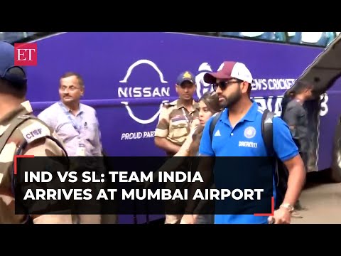ICC World Cup 2023: Team India arrives at Mumbai airport ahead of match with Sri Lanka