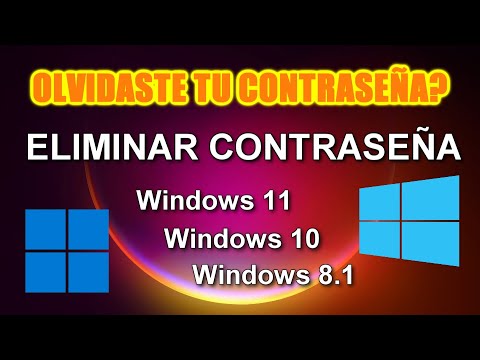 ✨ Como QUITAR, ELIMINAR olvidado CONTRASEÑA de WINDOWS 11,10, 8.1 SIN PROGRAMAS🎄
