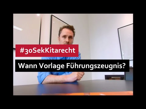 Kita2Day I Wann muss das erweiterte Führungszeugnis von Erziehern vorliegen?