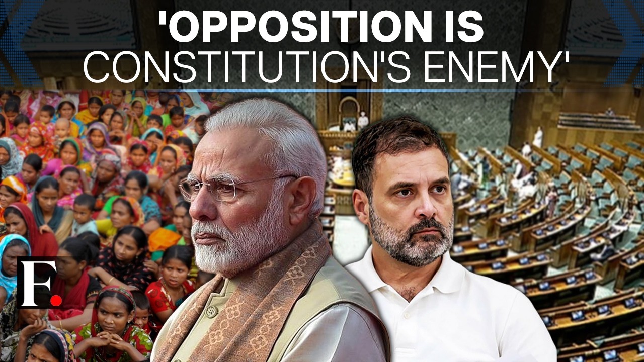 PM Modi Says Opposition ‘Conspired to Stall Women’s Reservation Bill’ | Firstpost