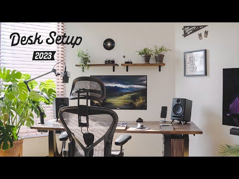 데스크셋업 2023 이케아 x 플랜테리어 x 월넛