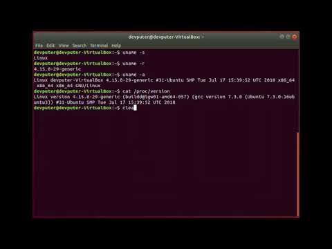 How to get Linux Kernel information using command