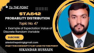 Download the video "STA642 Probability Distribution Topic 47 Example of Mathematical Expectation of Random Variable"
