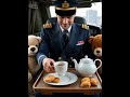🇬🇧 British Pilot Hosts a Tea Party ☕🫖 with Stuffed Animals in the Cockpit While Mid-Flight 🧸✈️