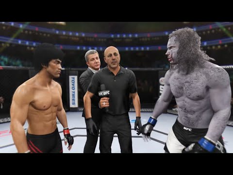 Bruce Lee vs. Grey Wolf - EA Sports UFC 2 - Dragon Fights 🐺🐉
