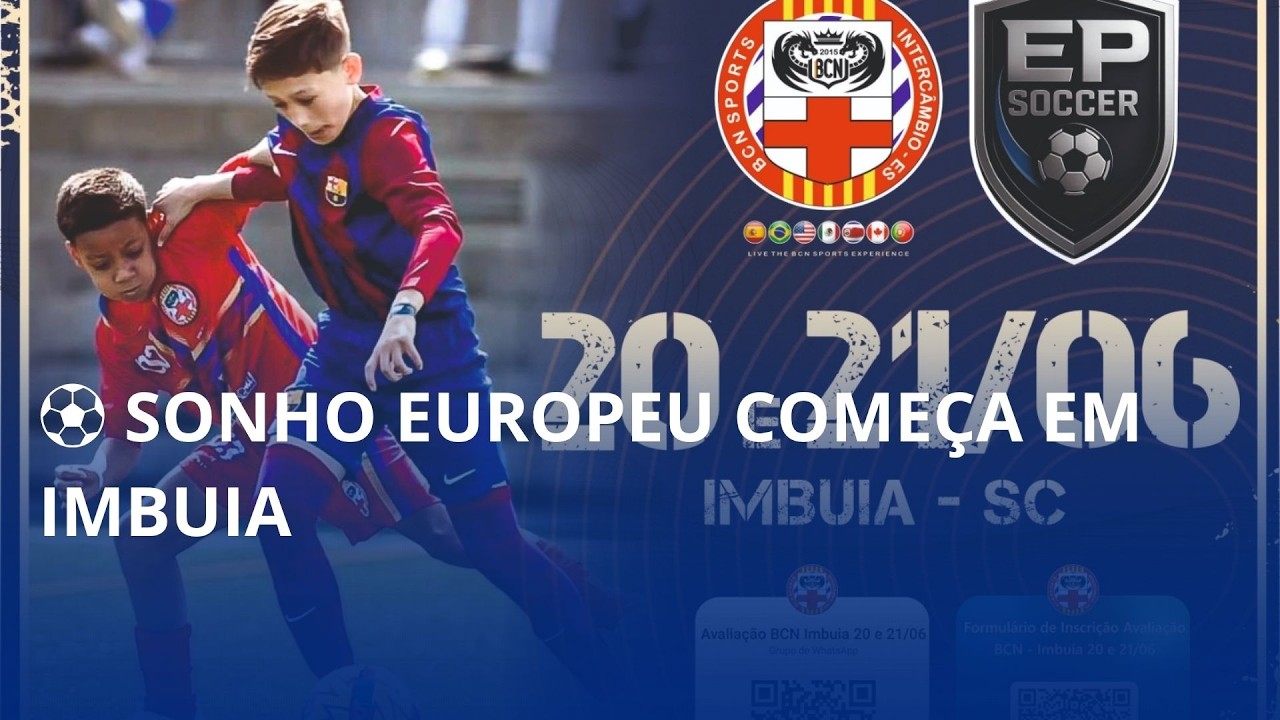 ⚽  Sonho europeu começa em Imbuia