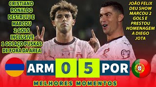 O ROBOZÃO MARCOU 2 GOLS INCLUSIVE 1 PUSKÁS E JOÃO FELIX DEU SHOW E HOMENAGEOU DIEGO JOTA