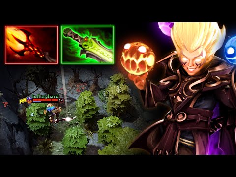 HIDING IS USELESS BEFORE THIS INVOKER | EPIC COMBO EBLADE + DAGON | Dota 2 Invoker