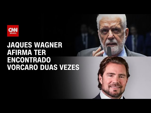 Jaques Wagner admite dois encontros com Vorcaro, mas nega ter recebido dinheiro | CNN 360°