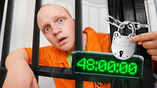 I Spent 48 Hours In The Strongest JAIL! Challenge