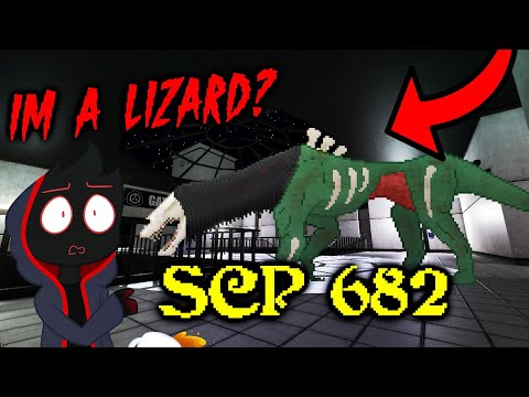 BECOMING SCP-682 IN MY MINECRAFT SCP BASE (HARD TO DESTROY REPTILE)