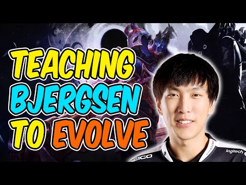 TSM Doublelift Teaching Bjergsen to evolve into Jensen then to Froggen on Duo Q | 1080p 60FPS