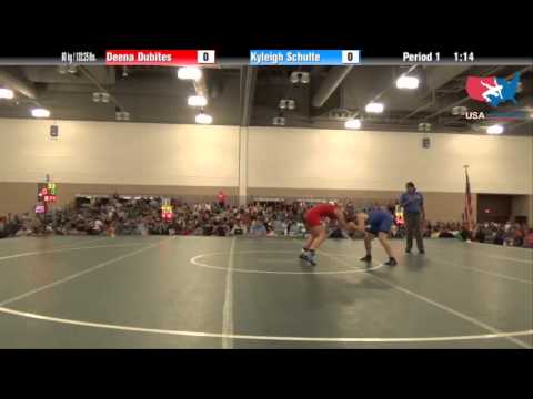 FILA Cadet 60 kg / 132.25 lbs. - Deena Dubites vs. Kyleigh Schulte