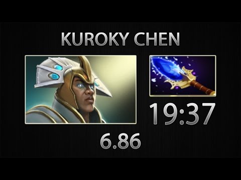 Dota 2 Chen Fast Farm - Kuroky - Aghanim's Scepter - 19:37 [6.86]