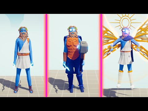 EVOLUTION OF ZEUS - Totally Accurate Battle Simulator TABS