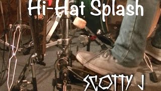 Drum Lesson: Hi-Hat Splash Foot Ostinato - Scotty J Drumming