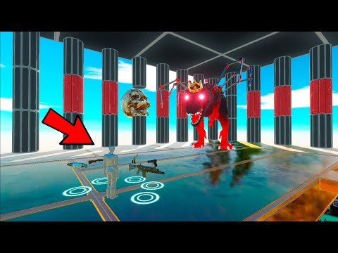 ⚔FPS EXTREME PARKOUR IN THE TOWER OF DEATH WITH OBSTACLES ALL UNITS - Animal Revolt Battle Simulator
