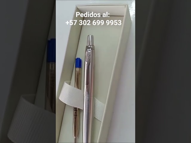 Vídeo relacionado con Bolígrafo Parker Jotter SS personalizado + caja de regalo | Grabado con láser - ribete cromado