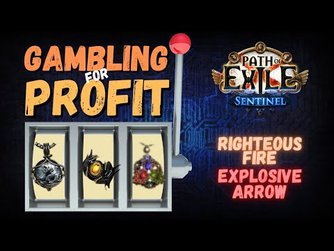 Making Crazy Amulet for Righteous fire in Sentinel league - RF - EA - Path of Exile - 3.18