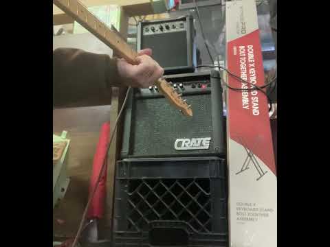 Crate GX-15 2-Channel 12-Watt 1x8" Guitar Practice Amp 1990s - Black image 5