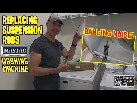 How To Replace Suspension Rods - Maytag Washing Machine (Phillips Vision: Episode - 154)