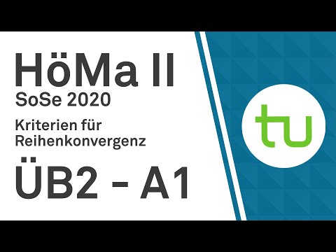 Kriterien für Reihenkonvergenz – TU Dortmund, Höhere Mathematik II (BCI/BW/MLW)