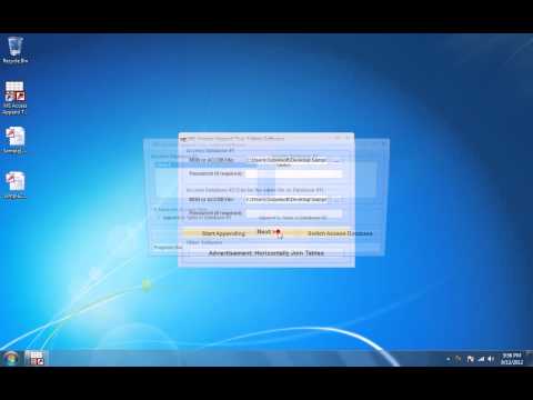 MS Access Append Two Tables Software