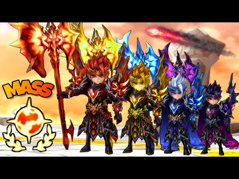 MASS Dragon Knights in RTA! ft. Laika| Leo| Chow & Ragdoll - Summoners War
