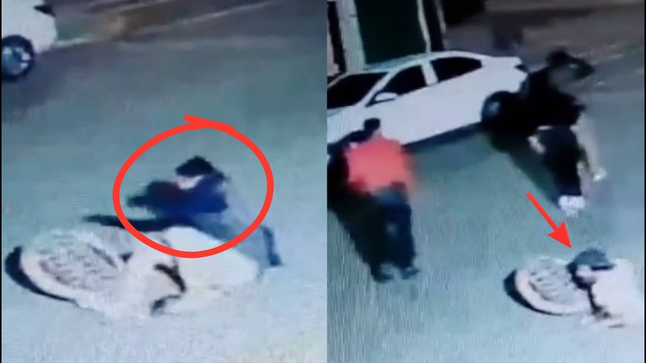EL MISTERIOSO VIDEO de UNOS JOVENES SALIENDO de UNA ALCANTARILLA a ALTAS HORAS de LA MADRUGADA .....