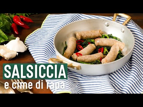 Salsiccia e cime di rapa | Ricetta semplice | Chef Deg