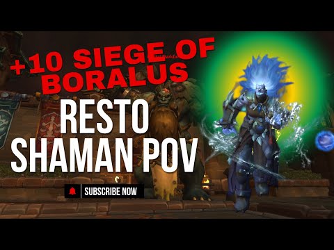 I Conquered Siege of Boralus +10 as a Resto Shaman!