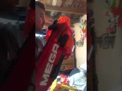 NERF MEGA MASTODON EL LANZADOR MAS GRANDE  de HASBRO DE 24 dardos  silvadores espero les guste 🇲🇽