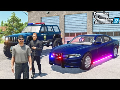 I TRIED POLICE ACADEMY | CAN WE MAKE MILLIONS? FARMING SIMULATOR 22