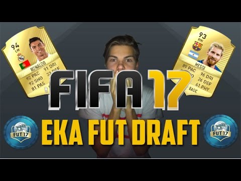 MESSI JA RONALDO EKASSA DRAFTISSA | FIFA 17 FUT DRAFT