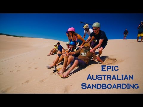 Epic Australian Sandboarding