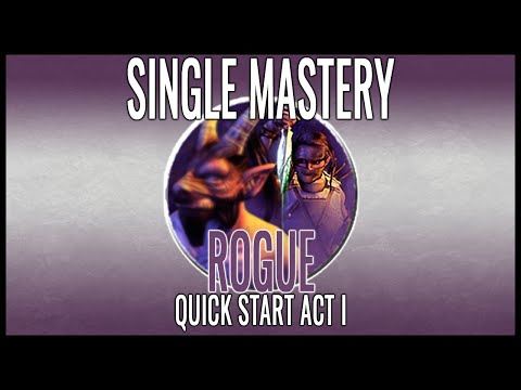 Titan Quest Rogue Single Mastery - Act 1 Quickstart