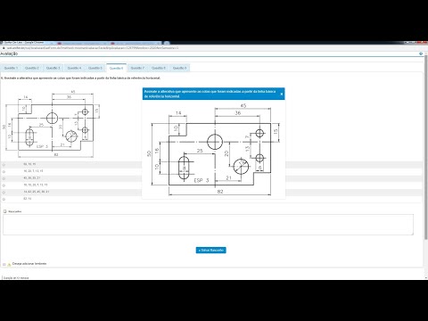 CORREÇÃO DA PROVA  DE DESENHO MECÂNICO - AV1 - AULA DO DIA 22/02/20 - Turma AB manhã