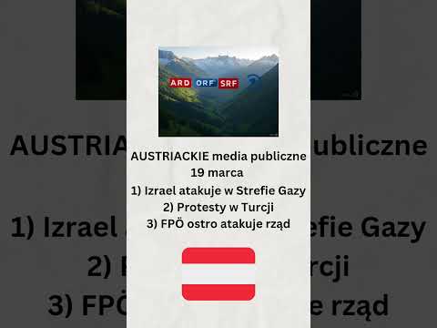 Austriackie media publiczne 19 marca