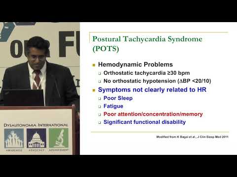 Cognitive Issues In Orthostatic Intolerance, Dr. Satish Raj