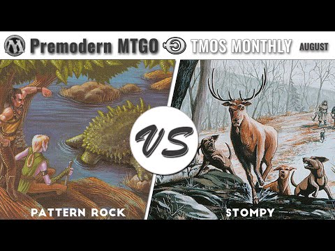 Premodern - The Magic Online Society V - Round 5 - Pattern Rock vs Mono Green Stompy