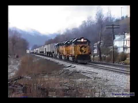 Classic Railroad Series 959 - Hyndman, PA action 1991 Part 5 of 17