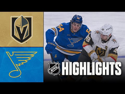 Golden Knights vs. Blues | NHL Highlights | January 02, 2026