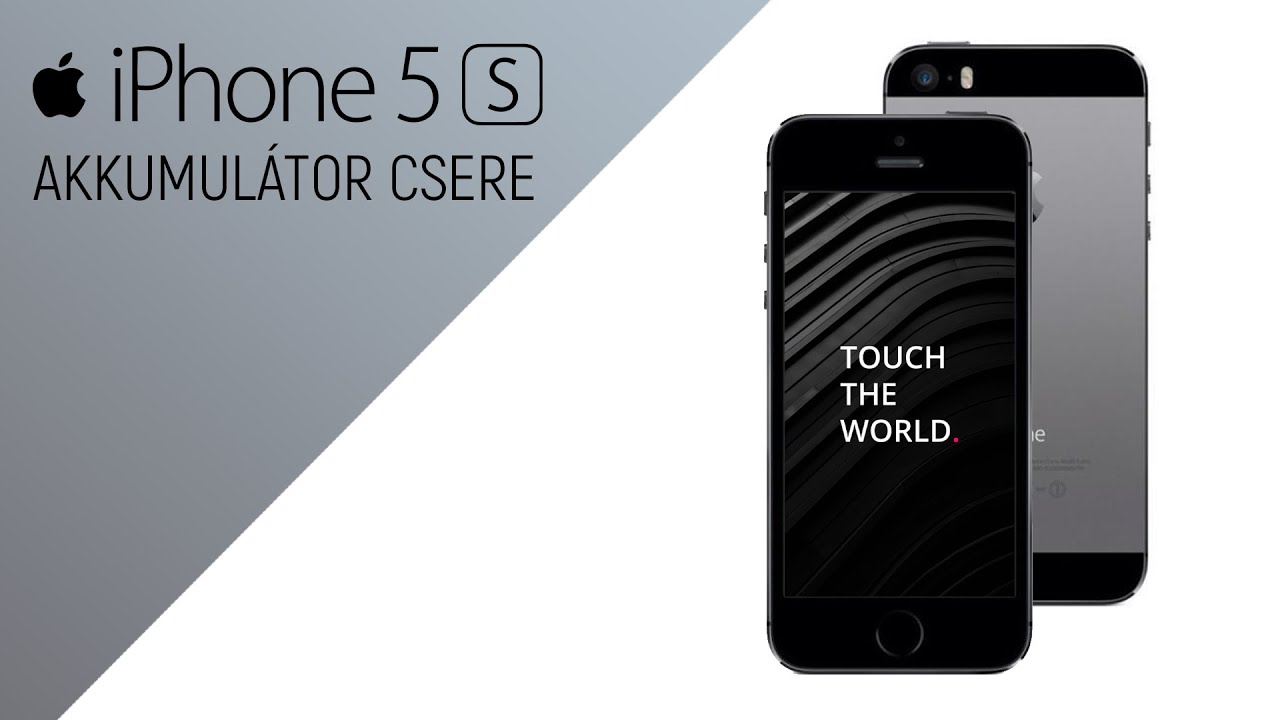 Apple iPhone 5s akkumulátor csere