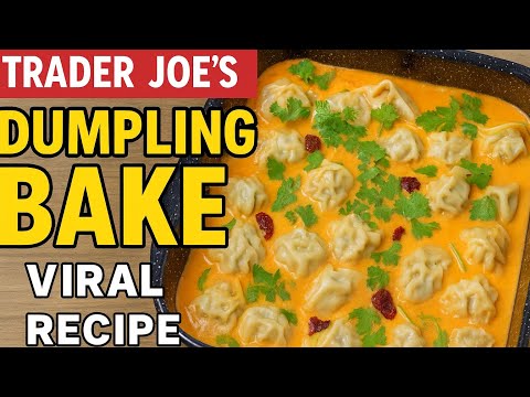 Easy Trader Joe’s Dumpling Bake | Creamy Coconut Curry Recipe