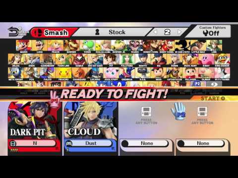 SF 01/16 - DustoxTrainer (Olimar, Cloud) vs. N (Mewtwo, Dark Pit) [FT3 Exhibition]