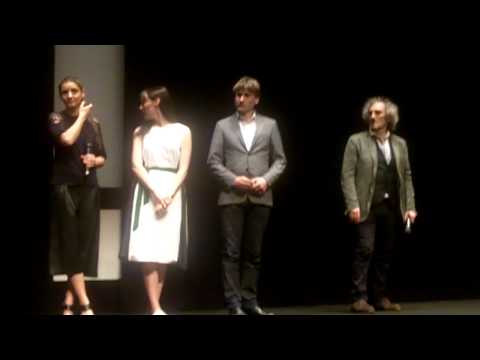 Philippe Garrel et l'équipe du film L'Ombre des femmes