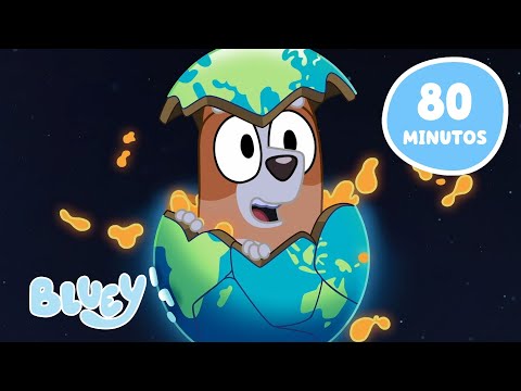 Capa de 🔴AO VIVO: Maravilha e Espanto com Bluey e Bingo! 😮 ✨ | Saiba Tudo Sobre o Mundo 🌍 💙 | Bluey