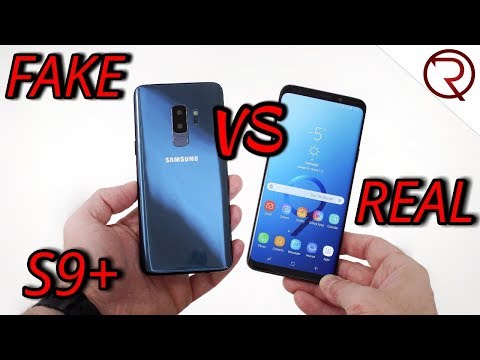 FAKE VS REAL Samsung Galaxy S9 Plus - 1:1 CLONE - Buyers BEWARE!